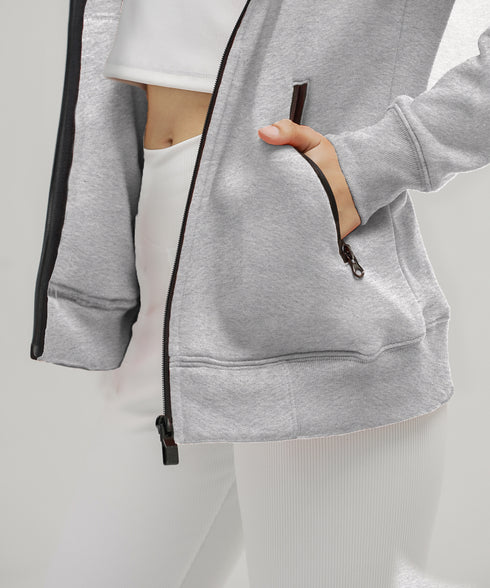 Women's Basic Zipper Hoodie